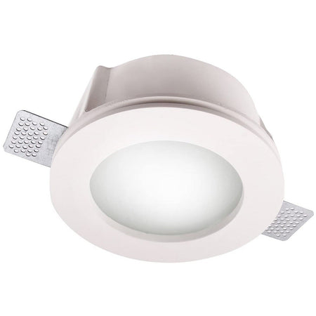 Faretto Smart Gesso Tondo Led Gu10 Wifi Luce Incasso Rgb Cct Alexa Google 125mm