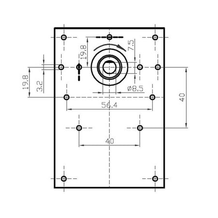 Motoriduttore Kenta K9175155 stufe a pellet 14702081