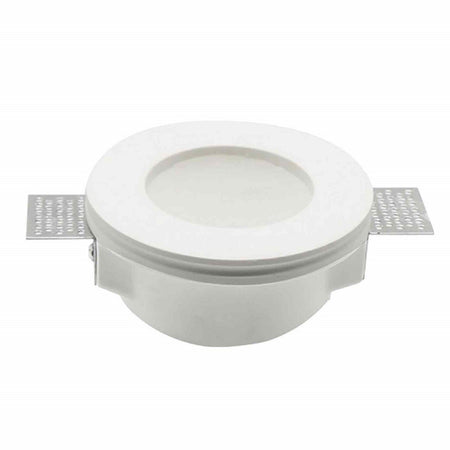 Faretto Smart Gesso Tondo Led Gu10 Wifi Luce Incasso Rgb Cct Alexa Google 125mm