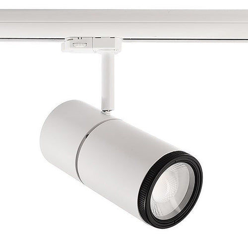 Faretto Track Led Cob 34 W Binario Trifase Vetrine Negozio 230v Luce 3000k 4000k