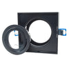 Portafaretto Quadrato Orientabile Incasso Esterno 85mm Luce Lampade Led Gu10 Gu5.3