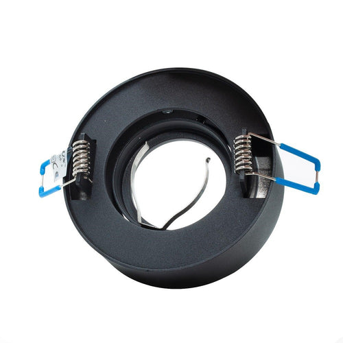 Portafaretto Orientabile Tondo Incasso Esterno 85mm Luce Lampade Led Gu10 Gu5.3