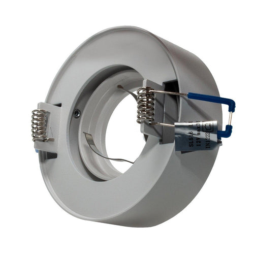 Portafaretto Orientabile Tondo Incasso Esterno 85mm Luce Lampade Led Gu10 Gu5.3