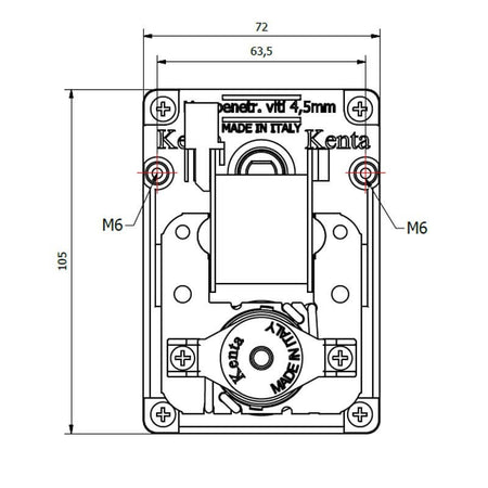 Motoriduttore Kenta K9173007 stufe a pellet 14702059