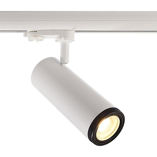 Faretto Track Led Cob 14 Watt Binario Trifase Luce 3000k 4000k Orientabile 230v