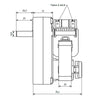 Motoriduttore Kenta K9173007 stufe a pellet 14702059