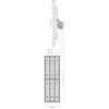Faretto Track Led Cct 72w Binario Trifase 3in1 Dimmerabile 3 Temperature Luce 230v