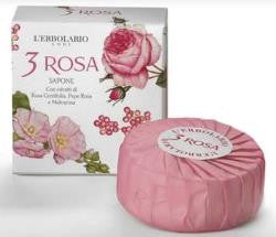 3 rosa sapone 100g