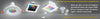 Faretto Led Rgb+3000k 6w 12v Incasso 6cm Tondo Rgbw Effetti Luce Colorata Barca