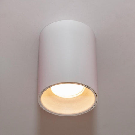 Plafoniera Moderna Faretto Cilindro Esterno Da Soffitto Attacco Gu10 Luce 230v