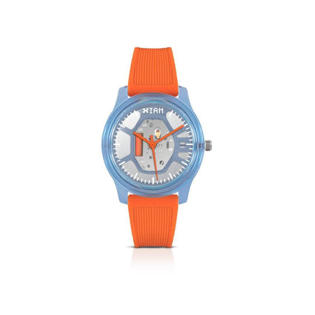 XIAM-  Orologio arancio e azzurro