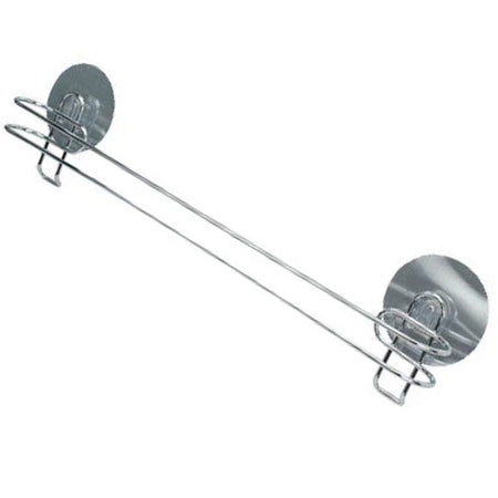 Asta Barra Porta Asciugamani 45 Cm Montaggio A Parete Bagno Con Biadesivo 79845