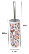 Portascopino A Cilindro 9.1x26.8cm Scopino Bagno Wc Toilette Sfere Astratte 87085