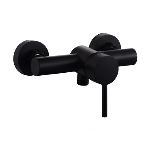 Rubinetto Bagno Moderno Nero Opaco Miscelatore Orientabile Cabina Doccia 87394