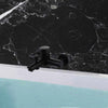 Rubinetto Bagno Ultra Moderno Nero Opaco Miscelatore Orientabile Per Vasca 87395