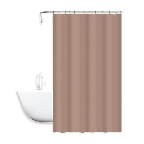 Tenda Doccia Antimuffa Impermeabile Poliestere 180x200cm Con Anelli Ganci Bagno 79857