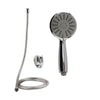 Kit Doccetta Doccino Bagno Tondo Soffione Doccia Con Laccio 1,8mt Staffa 69049
