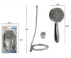 Kit Doccetta Doccino Bagno Tondo Soffione Doccia Con Laccio 1,8mt Staffa 69049