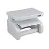 Porta Rotolo Carta Igienica Portarotolo A Ventosa Bianco Accessori Bagno 59544