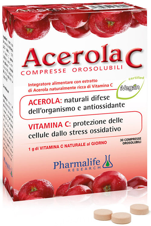Acerola c 30 compresse orosolubili