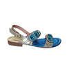 PREGUNTA Sandalo donna platino blu 2316011
