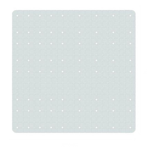 Tappeto Bianco Tappetino Pvc Antiscivolo Per Vasca Bagno Doccia 52 X 52 Cm 79762