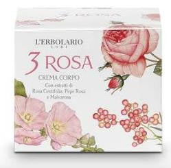 3 rosa crema corpo 200ml