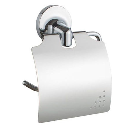 Porta Rotolo Carta Igienica Con Copertura Fissaggio A Parete Arredo Bagno 79809