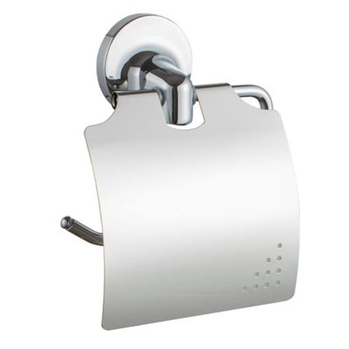 Porta Rotolo Carta Igienica Con Copertura Fissaggio A Parete Arredo Bagno 79809