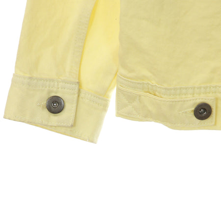 URBAN CLASSICS Giubbotto Jeans Uomo Oversize Garment Dye Jacket Powder Yellow da uomo