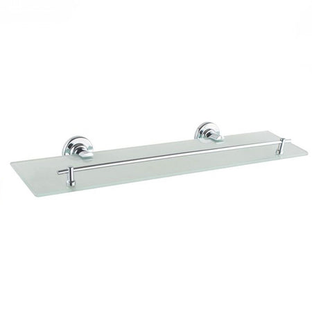 Mensola In Vetro Satinato Arredo Bagno Con Reggimensola Fissaggio A Parete 79816