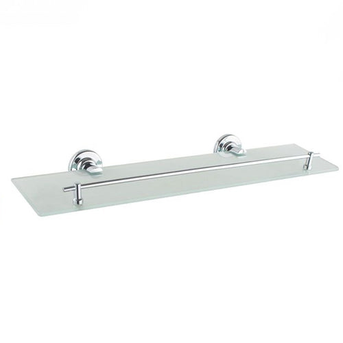 Mensola In Vetro Satinato Arredo Bagno Con Reggimensola Fissaggio A Parete 79816