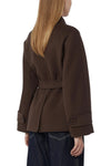 S Max Mara Giacconi Marrone da donna