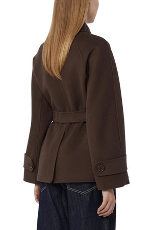 S Max Mara Giacconi Marrone da donna