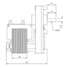 Motoriduttore Mellor FB1331 stufe a pellet 14702024