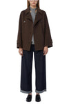 S Max Mara Giacconi Marrone da donna