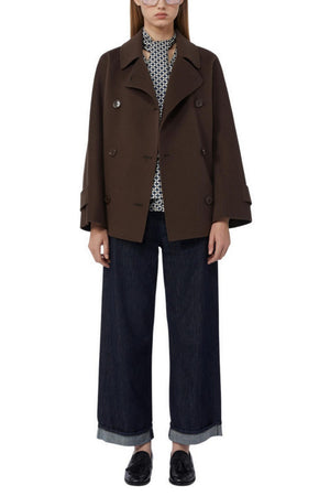 S Max Mara Giacconi Marrone da donna
