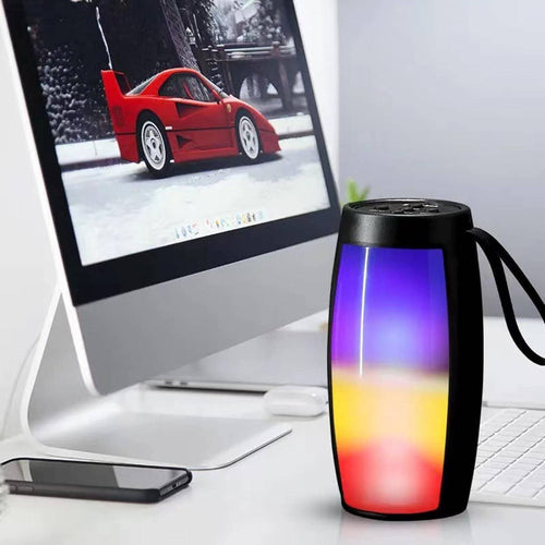 Cassa Portatile Bluetooth 5w Stereo Bluetooth Luce A Led Altoparlante Esterno