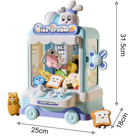 Distributore di Giocattoli Artiglio con Gancio per Bambini Giocattolo con Peluche