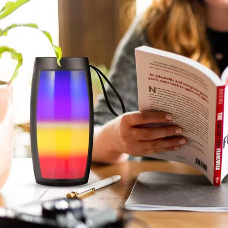 Cassa Portatile Bluetooth 5w Stereo Bluetooth Luce A Led Altoparlante Esterno