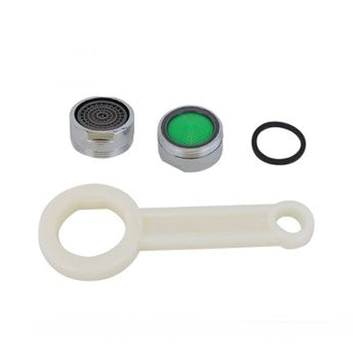 Kit 9pz Aeratori Per Rubinetto M24 In Abs 24mm Chiave Serraggio Guarnizioni 59031