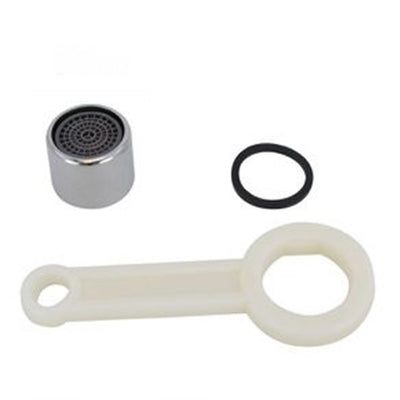 Kit 9pz Aeratore Per Rubinetto F22 In Abs 22mm Chiave Serraggio Guarnizioni 59032