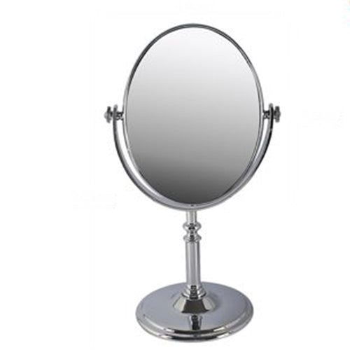 Specchio Ovale Tavolo Makeup Trucco Girevole Accessorio Bagno Donna 33.5cm 52770
