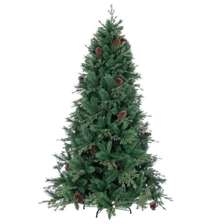 Albero di natale con Pigne "Arves" in PP Effetto Aghi di Pino + PE Effetto Real Touch