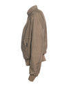 Timberly - Bomber Donna Fango in vera pelle camoscio