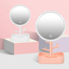 Specchio Per Trucco Makeup Da Tavolo Con Luce A Led Ricaricabile + Portagioielli