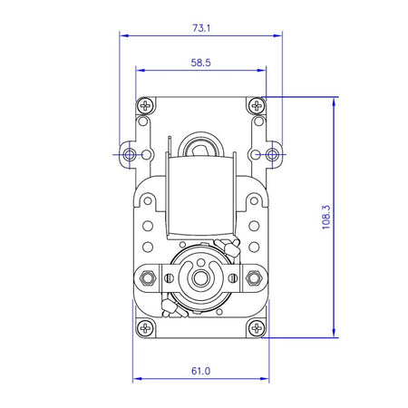 Motoriduttore Mellor KB1004 stufe a pellet 14702018