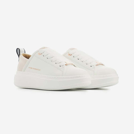 ALEXANDER SMITH ECO-WEMBLEY Sneakers donna bianco nude AEAZEWW-6554-WNU