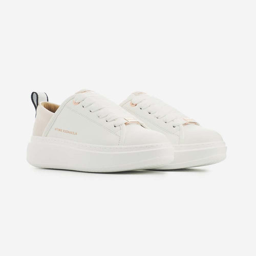 ALEXANDER SMITH ECO-WEMBLEY Sneakers donna bianco nude AEAZEWW-6554-WNU