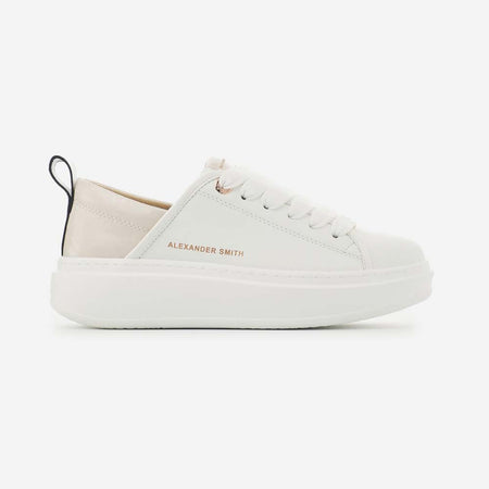 ALEXANDER SMITH ECO-WEMBLEY Sneakers donna bianco nude AEAZEWW-6554-WNU